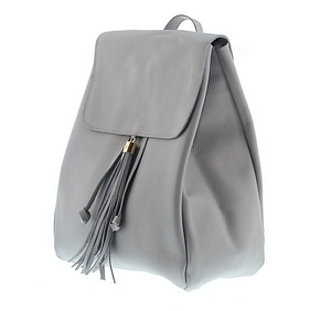 Light Grey Plain Backpack