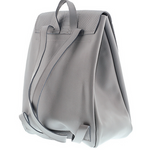 Light Grey Python Flap Backpack