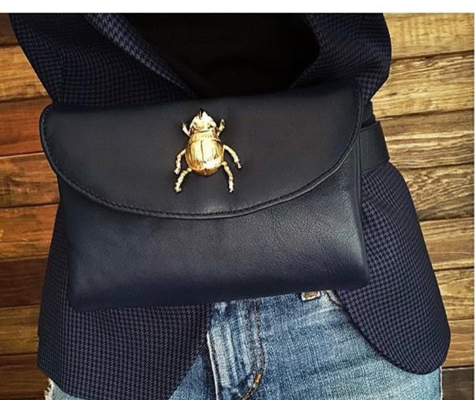 Good Luck Beetle Leather Belt – Alex & Andrew Bag Co.