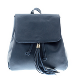 Navy Blue Plain Mini Backpack