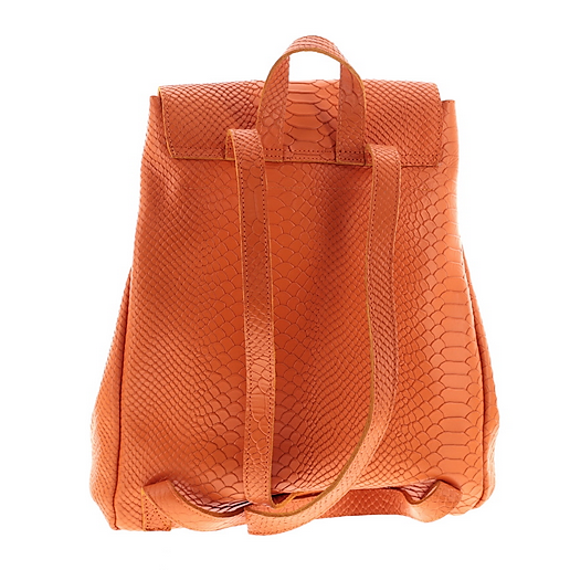 Orange All Python Backpack