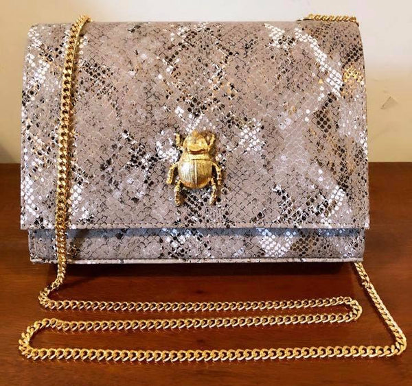Good Luck Beetle Convertible Crossbody Leather Clutch – Alex Good Luck Beetle Convertible Crossbody Leather Clutch – Alex