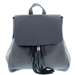 Dark Grey Plain Mini Backpack