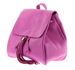 Fuchsia Python Flap Mini Backpack
