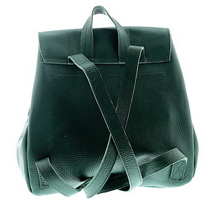 Green Plain Mini Backpack