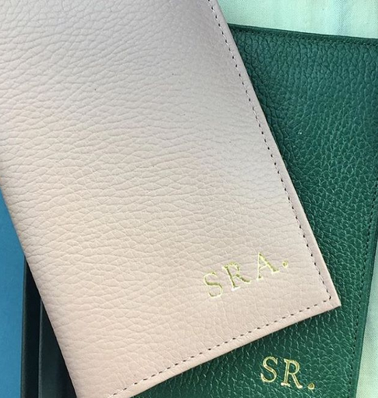 Green Plain Passport Wallet