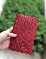 Red Python Passport Wallet