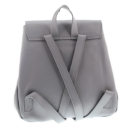 Light Grey Plain Mini Backpack