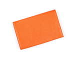 Orange Plain Passport Wallet
