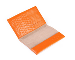 Orange Python Passport Wallet