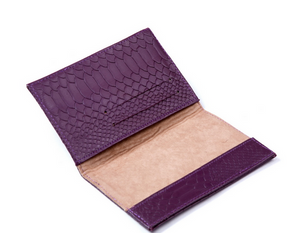 Purple Python Passport Wallet