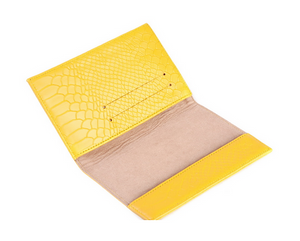 Yellow Python Passport Wallet
